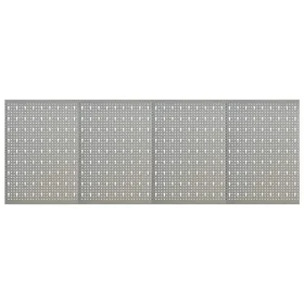 Pegboards for wall 4 units steel 40x58 cm by vidaXL, Tool Organization and Storage - Ref: Foro24-145350, Price: 46,45 €, Disc...