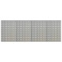 Tableros de clavijas para pared 4 unidades acero 40x58 cm de vidaXL, Organización y almacenamiento de herramientas - Ref: For...