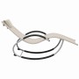 Tumbona con almohada textileno crema de vidaXL, Tumbonas - Ref: Foro24-47789, Precio: 112,55 €, Descuento: %