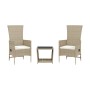 Set comedor de jardín 3 pzas con cojines ratán sintético beige de , Conjuntos de jardín - Ref: Foro24-3277590, Precio: 264,42...