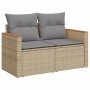 Juego de sofás jardín con cojines beige mezcla 11 pzas ratán PE de , Conjuntos de jardín - Ref: Foro24-3226395, Precio: 572,2...