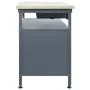 Black steel workbench 120x60x85 cm by vidaXL, Work tables - Ref: Foro24-145345, Price: 198,22 €, Discount: %