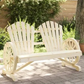 Sillón de jardín Adirondack doble madera maciza de abeto by , Modular outdoor sofas - Ref: Foro24-365095, Price: 149,34 €, Di...