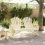 Sillón de jardín Adirondack doble madera maciza de abeto de , Sofás modulares de exterior - Ref: Foro24-365095, Precio: 149,3...