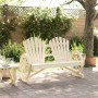 Sillón de jardín Adirondack doble madera maciza de abeto de , Sofás modulares de exterior - Ref: Foro24-365095, Precio: 152,2...