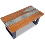 Mesa de centro de resina de teca 100x50 cm en Mesas de centro | Comprar online en Foru.es