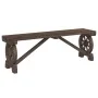 Banco de jardín madera maciza abeto 115 cm de , Sillas de jardín - Ref: Foro24-365112, Precio: 104,01 €, Descuento: %