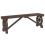 Banco de jardín madera maciza abeto 115 cm de , Sillas de jardín - Ref: Foro24-365112, Precio: 111,37 €, Descuento: %