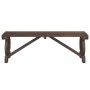 Banco de jardín madera maciza abeto 115 cm de , Sillas de jardín - Ref: Foro24-365112, Precio: 111,37 €, Descuento: %