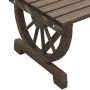 Banco de jardín madera maciza abeto 115 cm de , Sillas de jardín - Ref: Foro24-365112, Precio: 104,01 €, Descuento: %