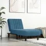 Sofá diván de terciopelo azul de , Divanes - Ref: Foro24-352825, Precio: 153,57 €, Descuento: %