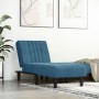 Sofá diván de terciopelo azul de , Divanes - Ref: Foro24-352825, Precio: 150,89 €, Descuento: %