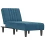 Sofá diván de terciopelo azul de , Divanes - Ref: Foro24-352825, Precio: 153,57 €, Descuento: %