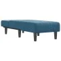 Sofá diván de terciopelo azul de , Divanes - Ref: Foro24-352825, Precio: 153,57 €, Descuento: %
