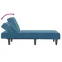 Sofá diván de terciopelo azul de , Divanes - Ref: Foro24-352825, Precio: 153,57 €, Descuento: %