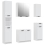 Juego de armarios de baño 5 piezas madera contrachapada blanco de , Muebles de baño - Ref: Foro24-3115852, Precio: 306,13 €, ...