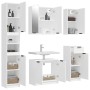 Juego de armarios de baño 5 piezas madera contrachapada blanco de , Muebles de baño - Ref: Foro24-3115852, Precio: 306,13 €, ...