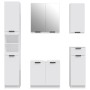 Juego de armarios de baño 5 piezas madera contrachapada blanco de , Muebles de baño - Ref: Foro24-3115852, Precio: 306,13 €, ...