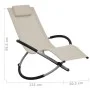 Tumbona para niños acero color crema de vidaXL, Tumbonas - Ref: Foro24-47794, Precio: 79,52 €, Descuento: %