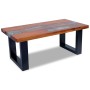 Mesa de centro de resina de teca 100x50 cm en Mesas de centro | Comprar online en Foru.es