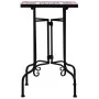 Mesa auxiliar de mosaico cerámica terracota y blanco de vidaXL, Soportes para macetas - Ref: Foro24-46712, Precio: 40,11 €, D...