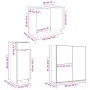Juego de muebles de baño 4 piezas madera contrachapada blanco de , Muebles de baño - Ref: Foro24-3115884, Precio: 268,16 €, D...
