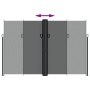 Toldo lateral retráctil antracita 220x1200 cm de , Sombrillas - Ref: Foro24-318086, Precio: 212,90 €, Descuento: %