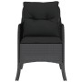 Sillones de jardín con cojines 2 uds ratán sintético negro de , Sillas de jardín - Ref: Foro24-365145, Precio: 204,97 €, Desc...