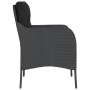 Sillones de jardín con cojines 2 uds ratán sintético negro de , Sillas de jardín - Ref: Foro24-365145, Precio: 204,97 €, Desc...