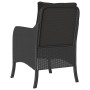 Sillones de jardín con cojines 2 uds ratán sintético negro de , Sillas de jardín - Ref: Foro24-365145, Precio: 204,97 €, Desc...