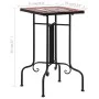 Mesa auxiliar de mosaico cerámica terracota y blanco de vidaXL, Soportes para macetas - Ref: Foro24-46712, Precio: 40,11 €, D...
