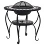 vidaXl Brasero de mosaico cerámica negro y blanco 68 cm de vidaXL, Chimeneas - Ref: Foro24-46725, Precio: 92,58 €, Descuento: %