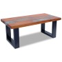 Mesa de centro de resina de teca 100x50 cm en Mesas de centro | Comprar online en Foru.es