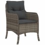 Set comedor de jardín 5 piezas con cojines ratán sintético gris de , Conjuntos de jardín - Ref: Foro24-3211856, Precio: 599,2...