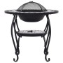 vidaXl Brasero de mosaico cerámica negro y blanco 68 cm de vidaXL, Chimeneas - Ref: Foro24-46725, Precio: 92,58 €, Descuento: %