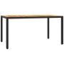Set de comedor de jardín 7 pzas y cojines ratán sintético negro de , Conjuntos de jardín - Ref: Foro24-3211863, Precio: 754,4...