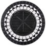 vidaXl Brasero de mosaico cerámica negro y blanco 68 cm de vidaXL, Chimeneas - Ref: Foro24-46725, Precio: 92,58 €, Descuento: %