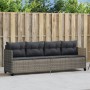Tumbona con cojines ratán sintético gris de , Tumbonas - Ref: Foro24-368328, Precio: 204,05 €, Descuento: %
