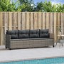 Tumbona con cojines ratán sintético gris de , Tumbonas - Ref: Foro24-368328, Precio: 204,05 €, Descuento: %