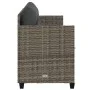 Tumbona con cojines ratán sintético gris de , Tumbonas - Ref: Foro24-368328, Precio: 212,23 €, Descuento: %