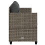 Tumbona con cojines ratán sintético gris de , Tumbonas - Ref: Foro24-368328, Precio: 204,05 €, Descuento: %