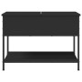 Mesa de centro madera de ingeniería y metal negro 70x50x50 cm de , Mesas de centro - Ref: Foro24-845341, Precio: 54,87 €, Des...