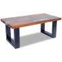 Mesa de centro de resina de teca 100x50 cm en Mesas de centro | Comprar online en Foru.es