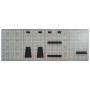 Tableros de clavijas para pared 4 unidades acero 40x58 cm de vidaXL, Organización y almacenamiento de herramientas - Ref: For...