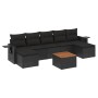 Set de sofás de jardín 8 piezas y cojines ratán sintético negro de , Conjuntos de jardín - Ref: Foro24-3257021, Precio: 473,2...