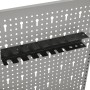 Tableros de clavijas para pared 4 unidades acero 40x58 cm de vidaXL, Organización y almacenamiento de herramientas - Ref: For...