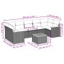 Juego de sofás de jardín con cojines beige 8 pzas ratán PE de , Conjuntos de jardín - Ref: Foro24-3258216, Precio: 505,91 €, ...