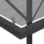 Mesita y sillas con cojines 3 piezas ratán sintético negro de , Conjuntos de jardín - Ref: Foro24-365063, Precio: 164,56 €, D...