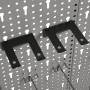 Tableros de clavijas para pared 4 unidades acero 40x58 cm de vidaXL, Organización y almacenamiento de herramientas - Ref: For...