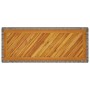 Mesa auxiliar jardín tapa madera ratán PE gris 100x40x75 cm de , Mesas de jardín - Ref: Foro24-366307, Precio: 99,50 €, Descu...